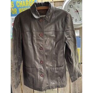 Ninewest Brown Leather Jacket  M